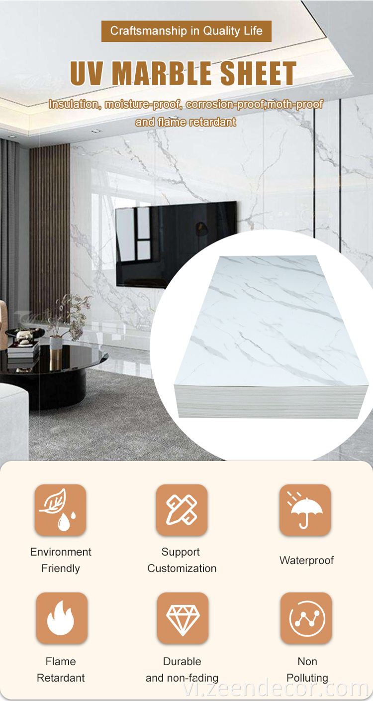 Bảng đá cẩm thạch PVC.UV Tấm đá cẩm thạch.UV bảng điều khiển bằng đá cẩm thạch.UV PVC Marble Sheet.UV Marble Sheet.UV Marble Panel.UV Coating Wall Sheet.Artificial Marble Sheet.Acrylic Wall Panel